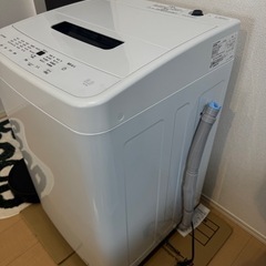 全自動洗濯機　アイリスオーヤマ 白 5キロIAW-T504 の画像