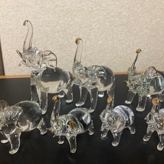 ガラス細工 ゾウの画像