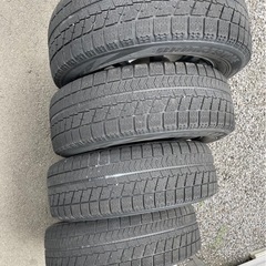 215/65R16　20系ヴェルファイヤー用　VRX　スタッドレスタイヤアルミホイール４本セットの画像