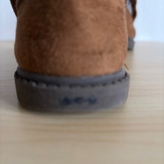 ニット柄ムートンブーツ　16の画像