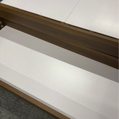 収納付きシングルベッド　ラシク　木製ベッドフレームの画像