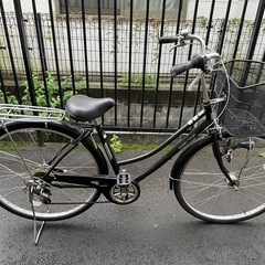 自転車27インチ　変速ギア付き　ママチャリ の画像