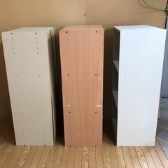 カラーボックス3個セット　ガレージや外用に🙏の画像