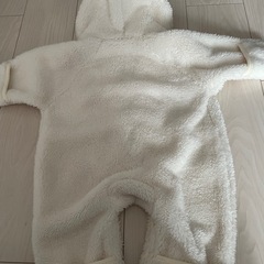 ベビー服　冬用カバーオール　もこもこの画像