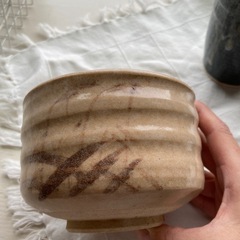 抹茶腕　コップの画像