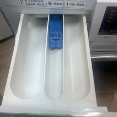 洗濯機ドラム式AQUA 2017年8kg 保証一カ月　仙台市内無料配達・設置の画像
