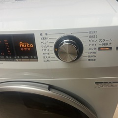洗濯機ドラム式AQUA 2017年8kg 保証一カ月　仙台市内無料配達・設置の画像