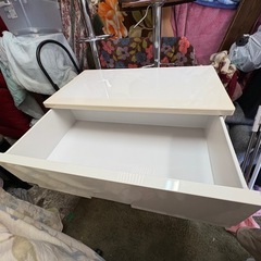 【リサイクルサービス八光】幅75㎝　天馬　フィッツプラス プレミアム 5段 セラミックホワイトの画像