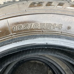 バリ山スタッドレス　
BSブリザックVRX165-65-14の画像