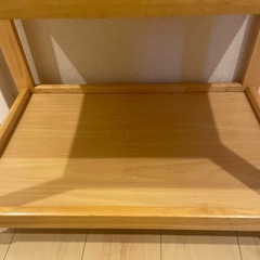  天然木キッチンワゴンの画像