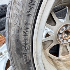 トヨタ　３０ プリウス　純正アルミホイール・タイヤセットの画像