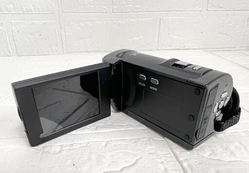 未使用 ビデオカメラ 2.7K 50MP バッテリ2個付き 16倍デジタルズーム 270度回転ディスプレイ ☆ 札幌市 白石店