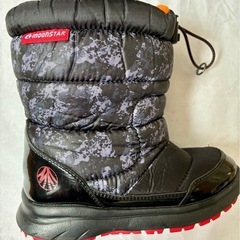 ムーンスター　キッズ　スノーブーツ　防水　防寒　18cmの画像