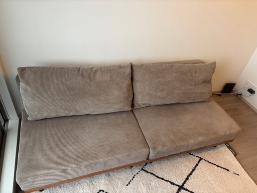 リクライニングソファ2点(モカベージュ)