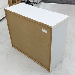 【美品‼️】大川家具 100cm幅4段ローチェスト タンス 衣類収納家具 パステルピンク♪の画像