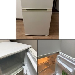 家電3点セット「冷蔵庫、洗濯機、電子レンジ」の画像