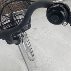 自転車　26インチ　シルバーの画像