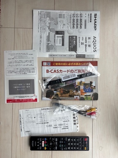 シャープ(日本製)60インチ　テレビ　LC-60US45