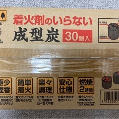 ⭐️バーベキュー用木炭⭐️ 成型炭26個、木炭2.4kgの画像