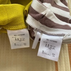 【着用回数少なめ】ハーフパンツ　2枚セット　110cmの画像