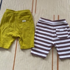 【着用回数少なめ】ハーフパンツ　2枚セット　110cmの画像