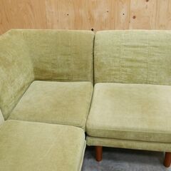 ≪zyt2512ジ限≫ コーナーソファ ４点セット　コスパクリエーション製 XY-3520 2人掛け/1人掛け/コーナー/ベンチスツール 中古家具/宮城県仙台市 71016-03の画像