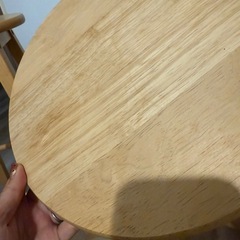 【あげます】木製チェア2脚の画像