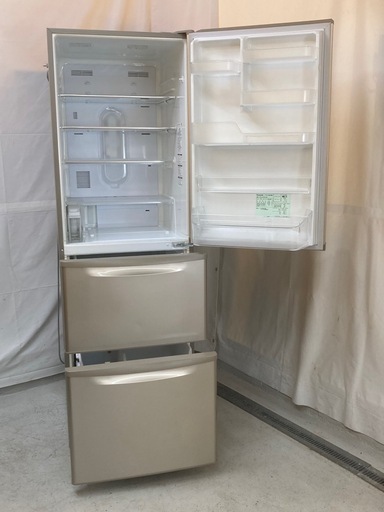 パナソニック 3ドア冷蔵庫 365L NR-C37EM 徹底除菌クリーニング済み 自動製氷 エコナビ 省エネ インバーター制御 日本製 一人暮らし 二人暮らし おすすめ