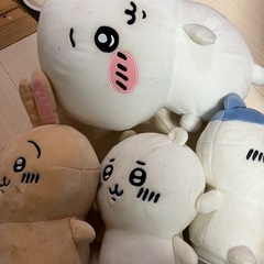 ちいかわの真似して喋るぬいぐるみ　ちいかわ　うさぎ　はちわれの画像