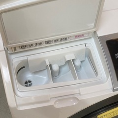  日立 ドラム式洗濯機 ビッグドラム 11kg/6kg BD-SV110AL 左開き 日本製 風アイロン 温水ナイアガラ洗浄 温水ミスト 風アイロン ヒートリサイクル乾燥 インバーター 自動おそうじ 京都 大阪 滋賀の画像