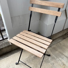 IKEA　屋外用　テーブル&チェアの画像