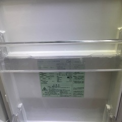 冷蔵庫AQUA21年126L 2ドア右開き　1人暮らし用仙台市内無料配達の画像