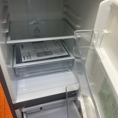 冷蔵庫AQUA21年126L 2ドア右開き　1人暮らし用仙台市内無料配達の画像