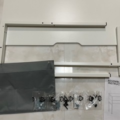 CubiiCubii ホワイトデスク 96cmの画像