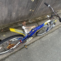 ジャンク 要修理 子供用自転車　24インチの画像