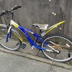 ジャンク 要修理 子供用自転車　24インチの画像