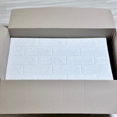 【受け渡し予定の方が決まりました】壁紙　壁紙シール　レンガ　立体　20枚の画像