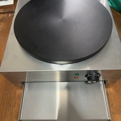 業務用クレープメーカー 直径40cm トンボ付き 電気クレープ焼き器の画像