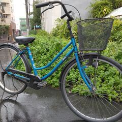２６インチのママチャリです。　前後タイヤ新品交換済みです。の画像