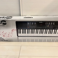 電子キーボード＆キーボードスタンドの画像