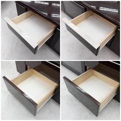 【お買い得‼️】定価59,990円♪ 現行モデル ニトリ 175cm幅ローボード テレビ台 リビング収納家具 艶あり木目調ダークブラウン♪の画像