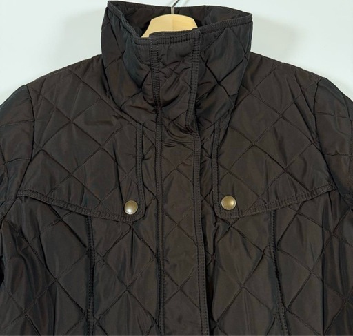 【極美品】バーバリーロンドン　キルティングコート　ノバチェック　ブラウン　3XL