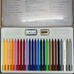 サクラ クーピーペンシル２４色（缶入り）未使用の画像