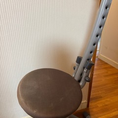 高さ調整式折りたたみ椅子の画像