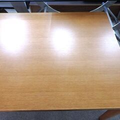 新札幌 日進木工 ダイニングテーブル W162×D86×H70cm ブラウン系 4人掛け ファニシング 木製 机 No. 3660の画像