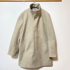 美品 メンズ スタンドカラーコート ABAHOUSE Lサイズの画像