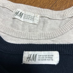 薄手セーター2枚セットの画像