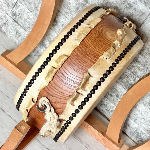 短胴和太鼓 打面一尺三寸・全長七寸・短胴羅