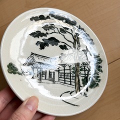 明治記念館　絵皿の画像