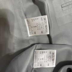 INED イネド スカートスーツ セットアップ グレー 2点セットの画像